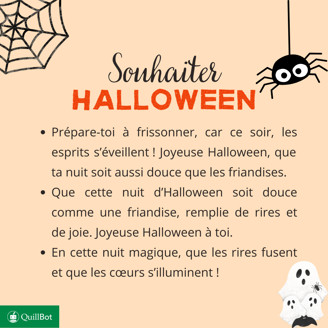 joyeux halloween texte et message