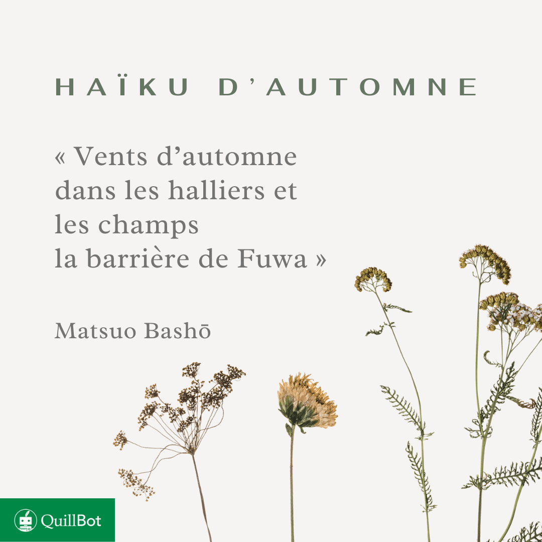 haiku automne