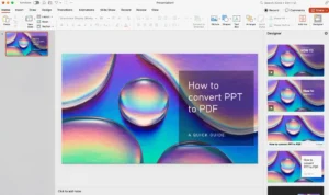 Screenshot of a PowerPoint slide