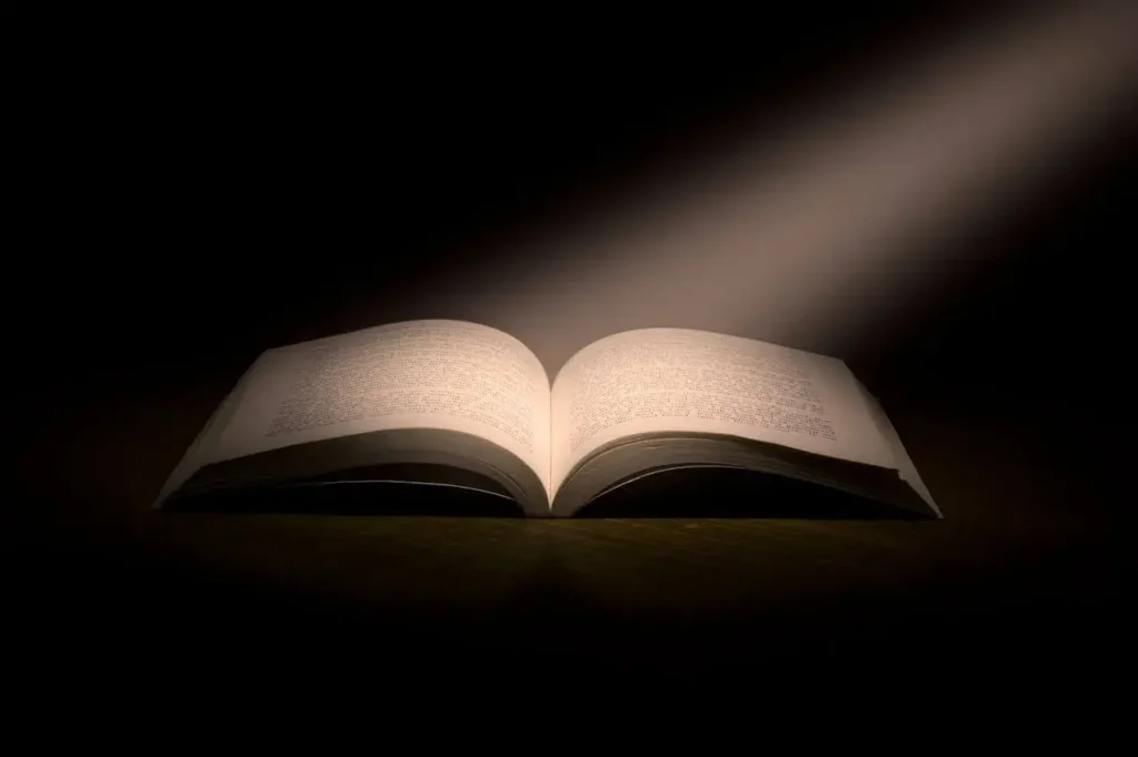 An illuminated book