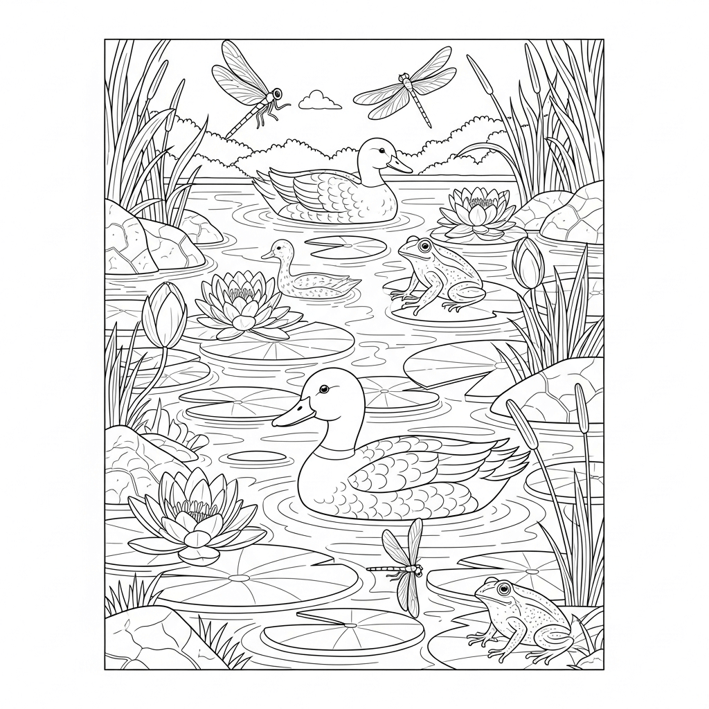 coloriage printemps