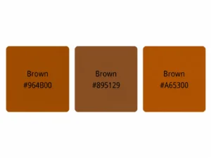 Alternative brown hex codes