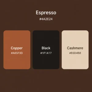 Brown color palette 3