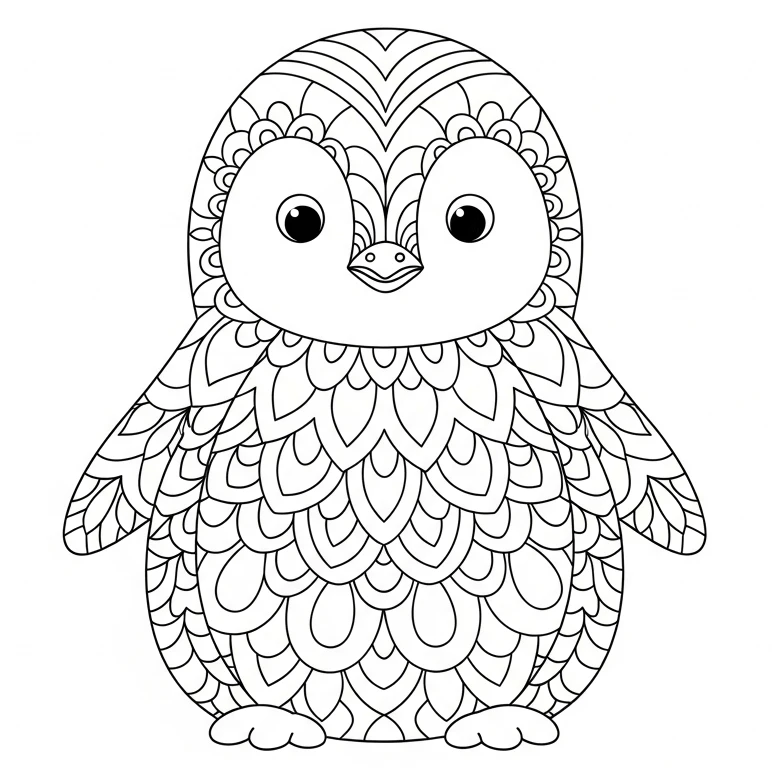 Mandala-Ausmalbild
