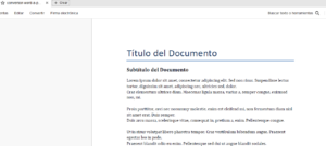 Resultado de usar el conversor word a PDF de Quillbot