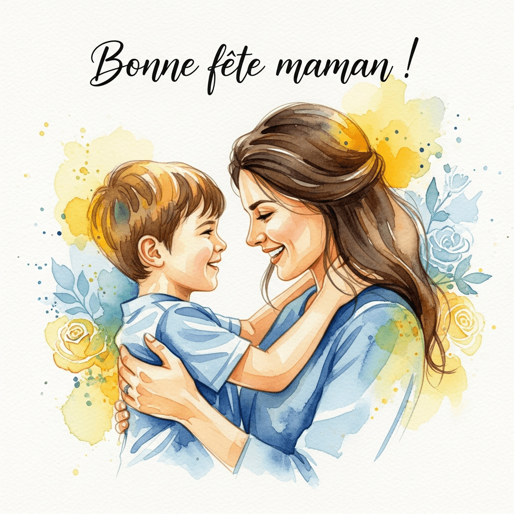 dessin fête des mères