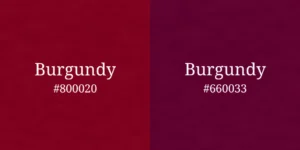 Burgundy color code