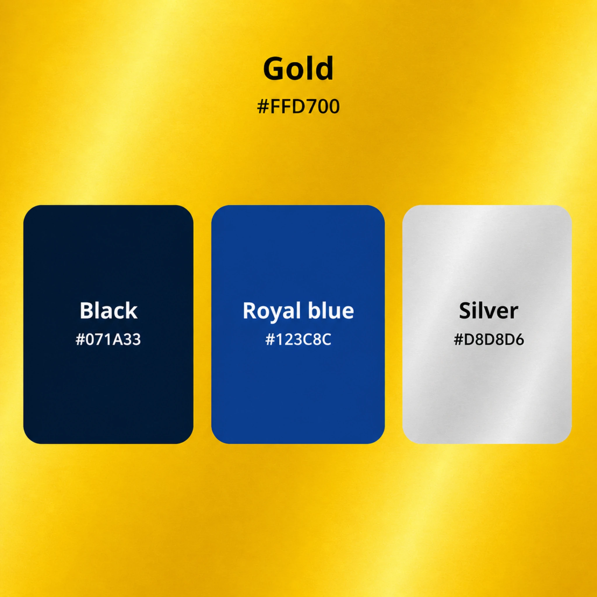 Gold color palette 2