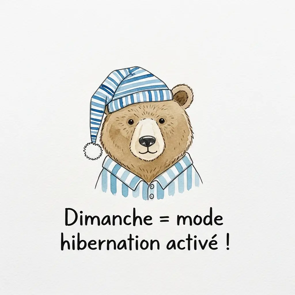 bon dimanche message