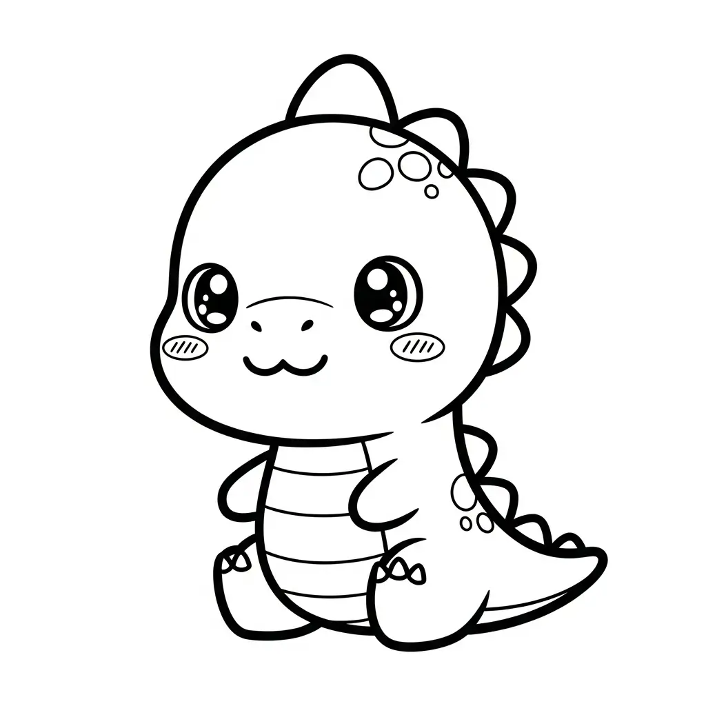 coloriage dinosaure maternelle