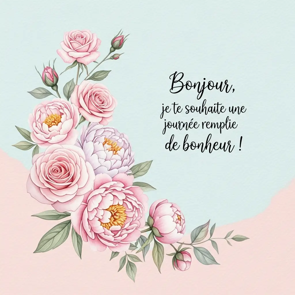 message bonne journée