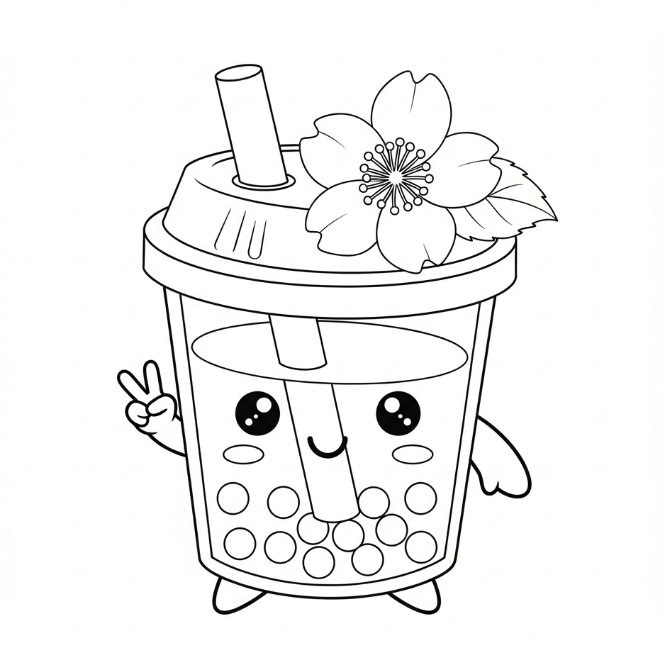 Bubble Tea kawaii