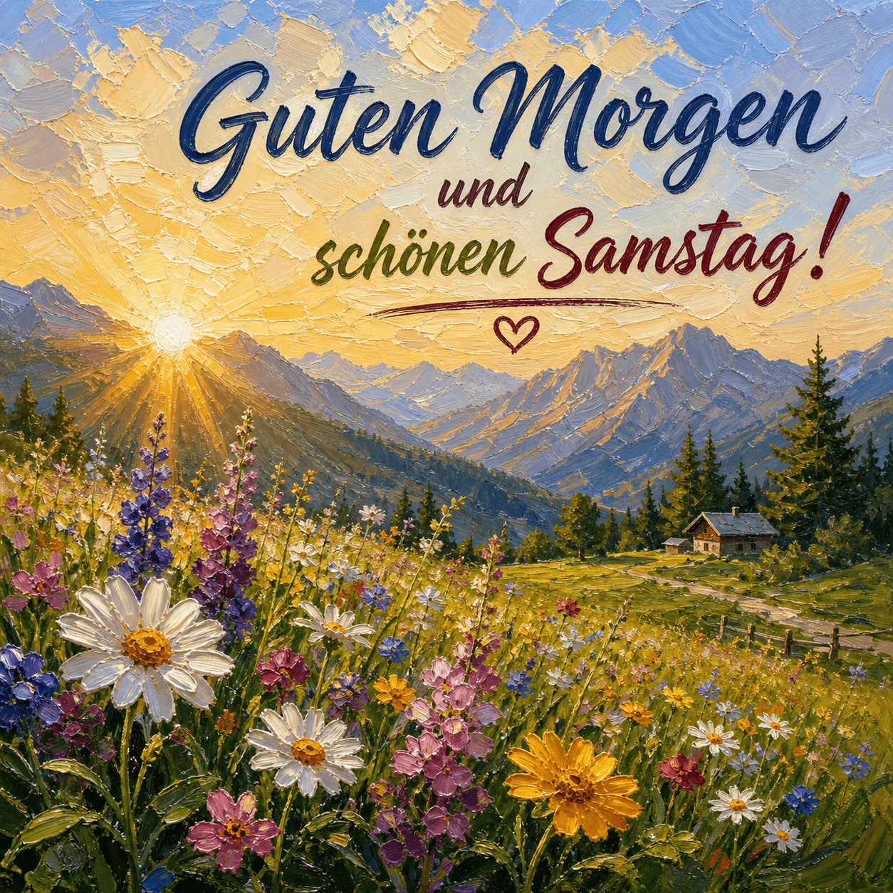 Schönen Samstagmorgen Bild