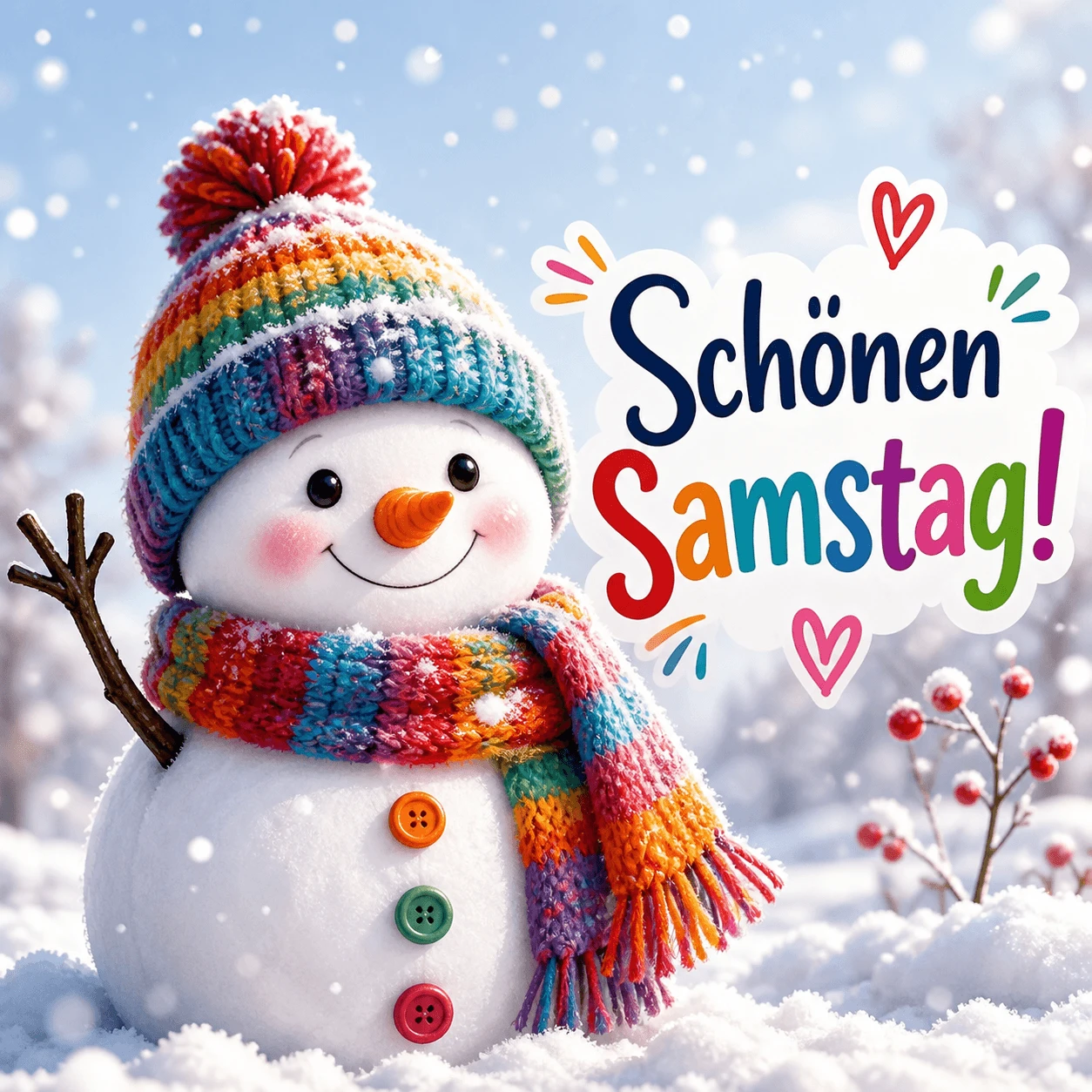 Schönen Samstag Bild Winter