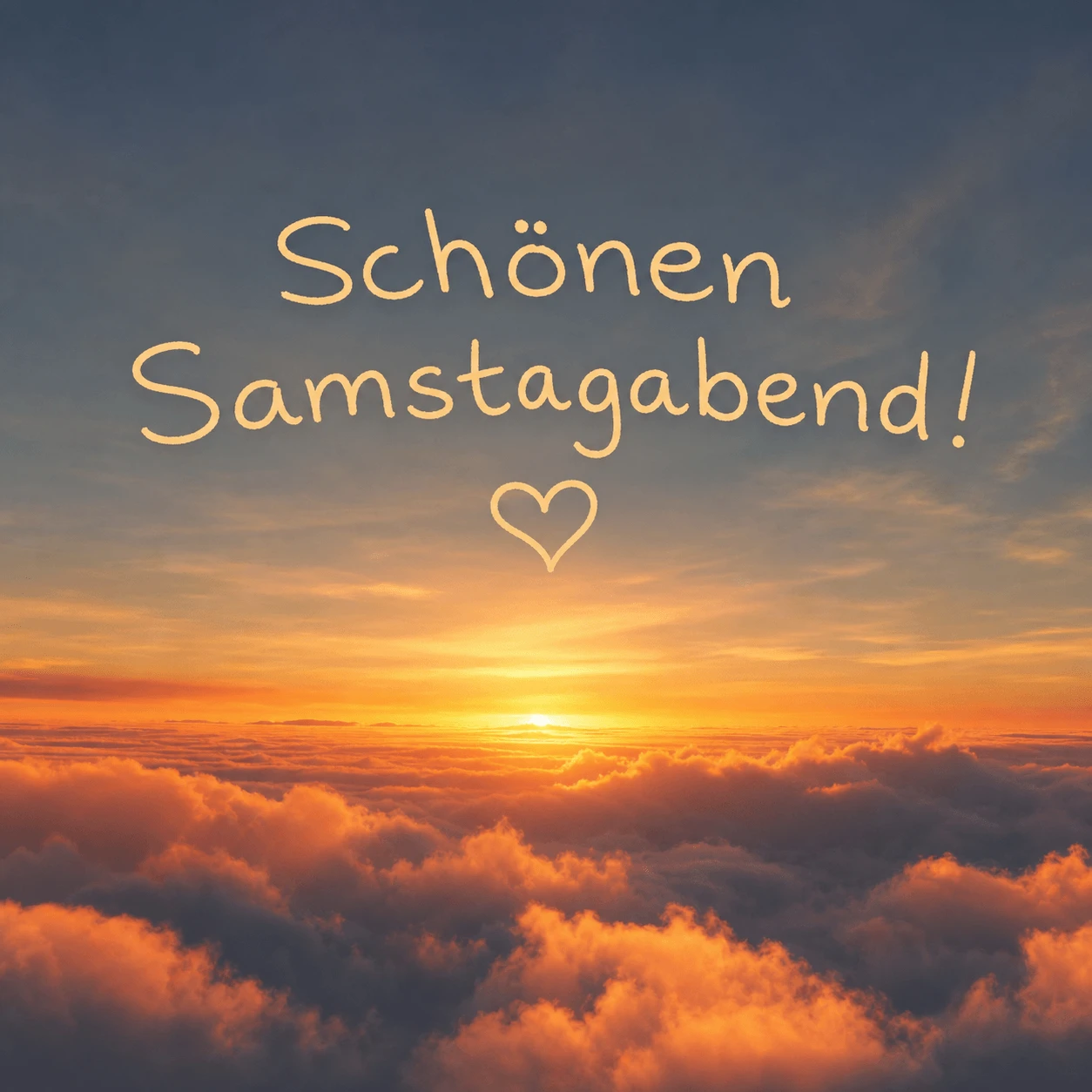Schönen Samstagabend Bild