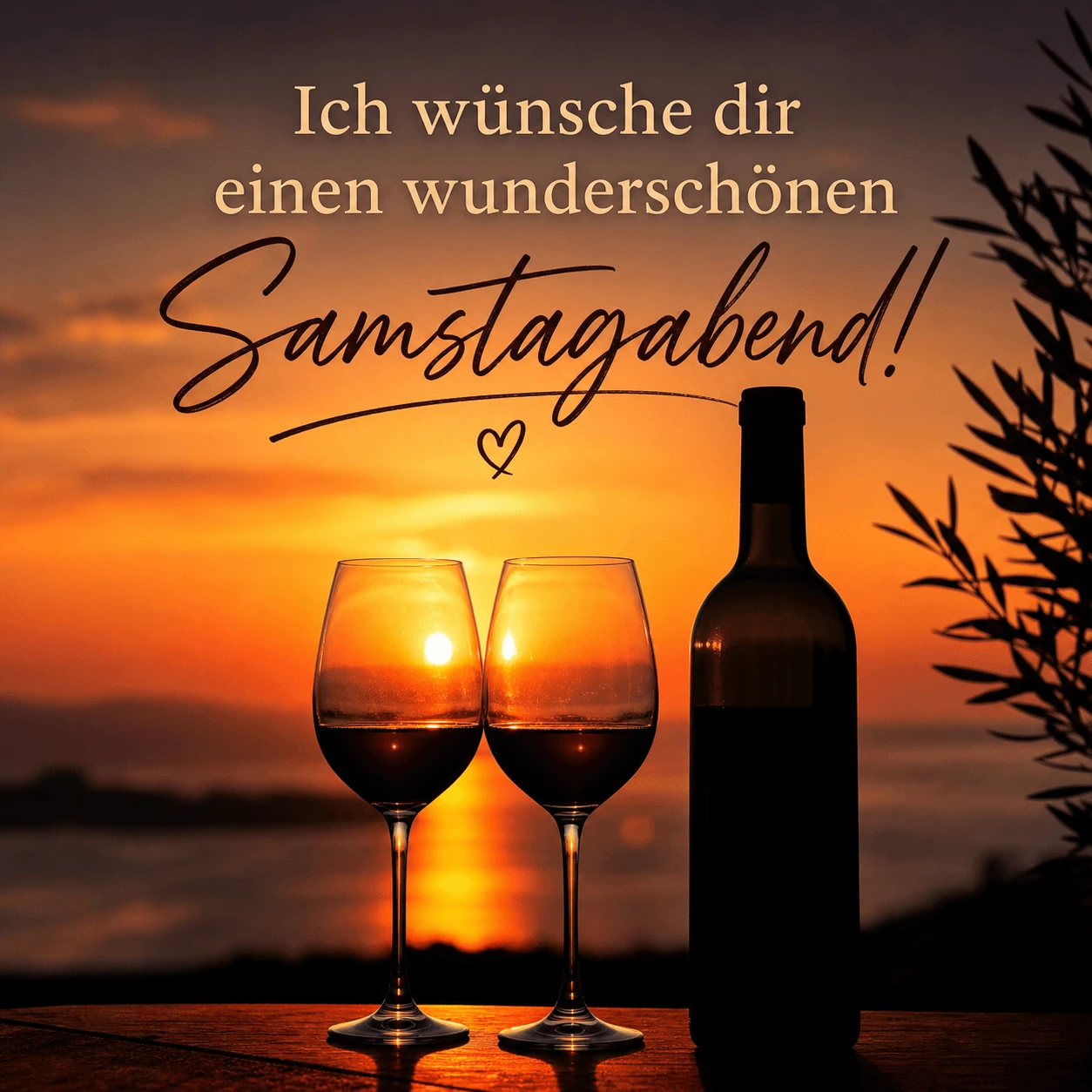 Schönen Samstagabend Bild