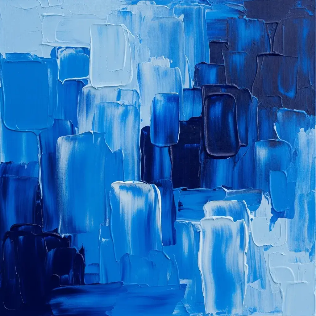 couleur bleue peinture