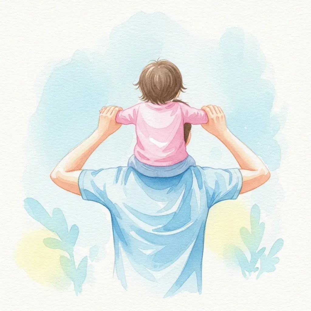 dessin fete des peres aquarelle