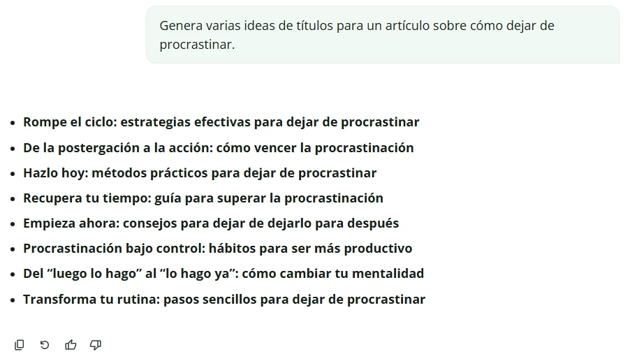 Crea títulos para artículos, vídeos o libros con el generador de títulos de Quillbot.