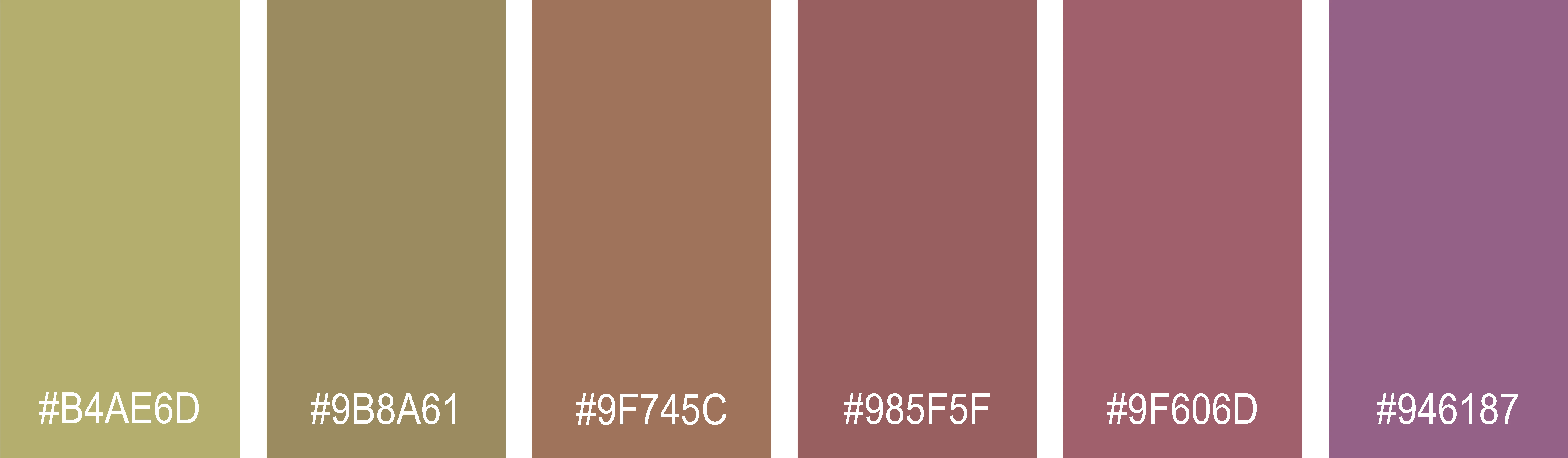 Farbpalette gedeckte Farben warm