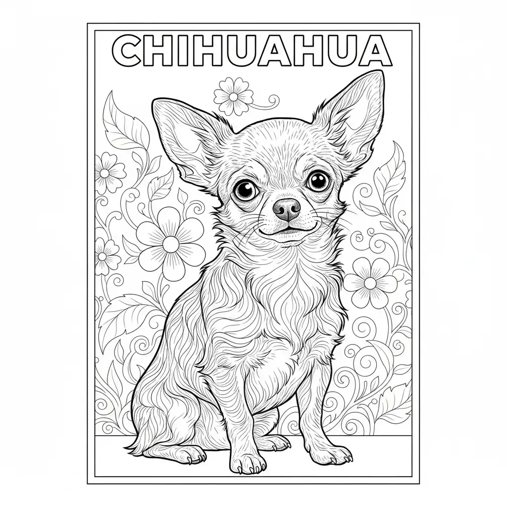coloriage chien chihuahua