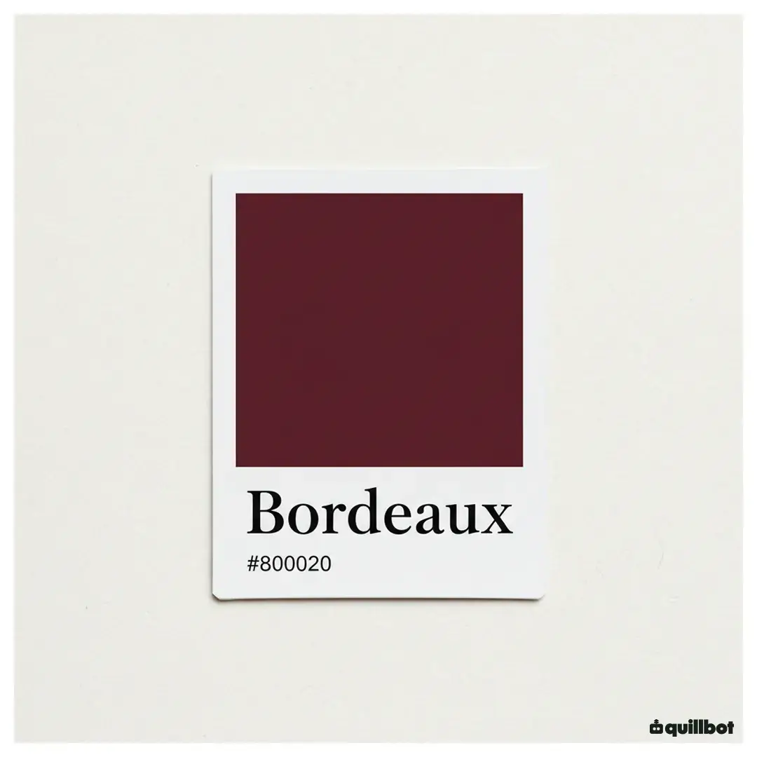 couleur bordeaux