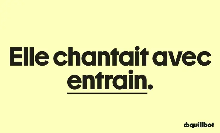 entrain orthographe