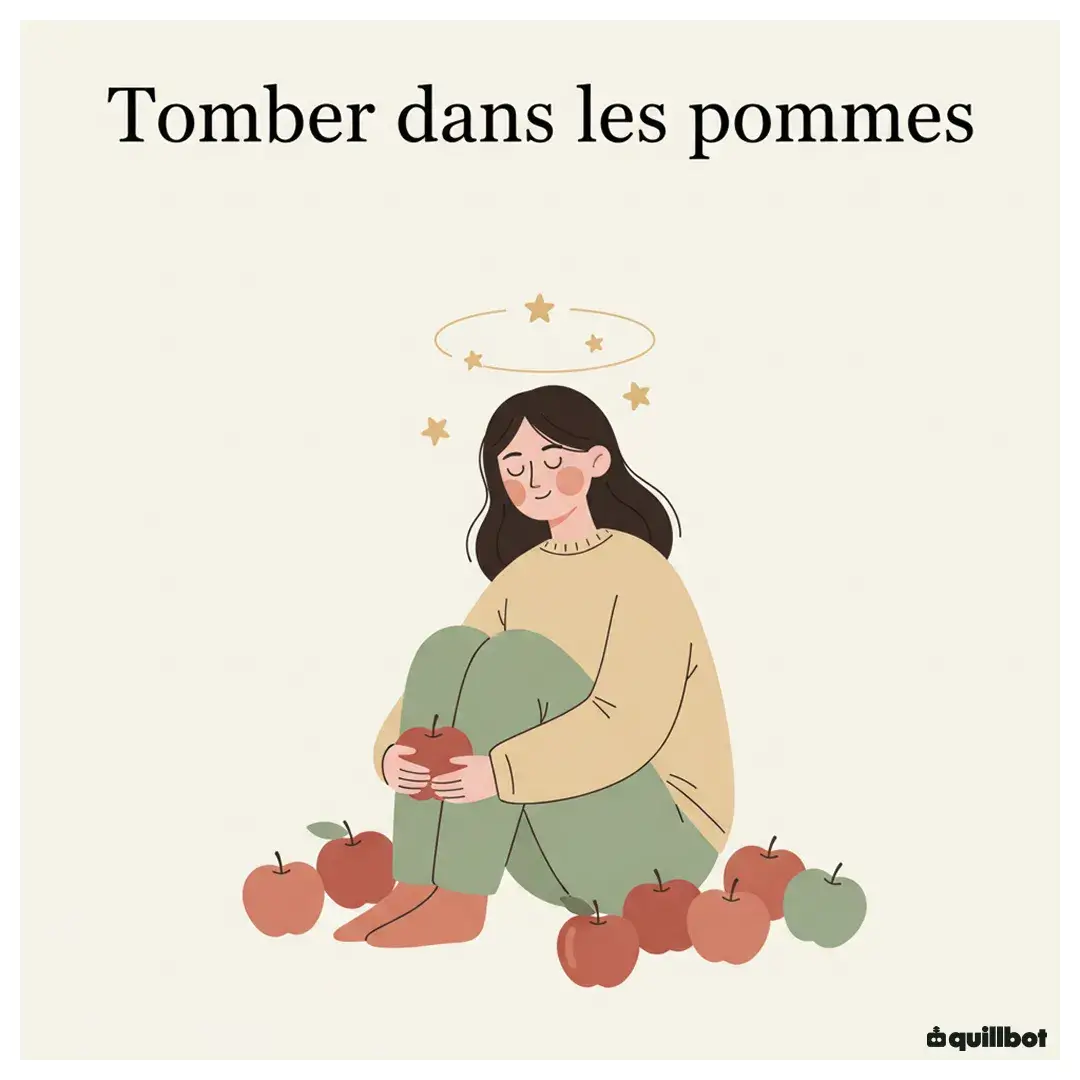 expression tomber dans les pommes