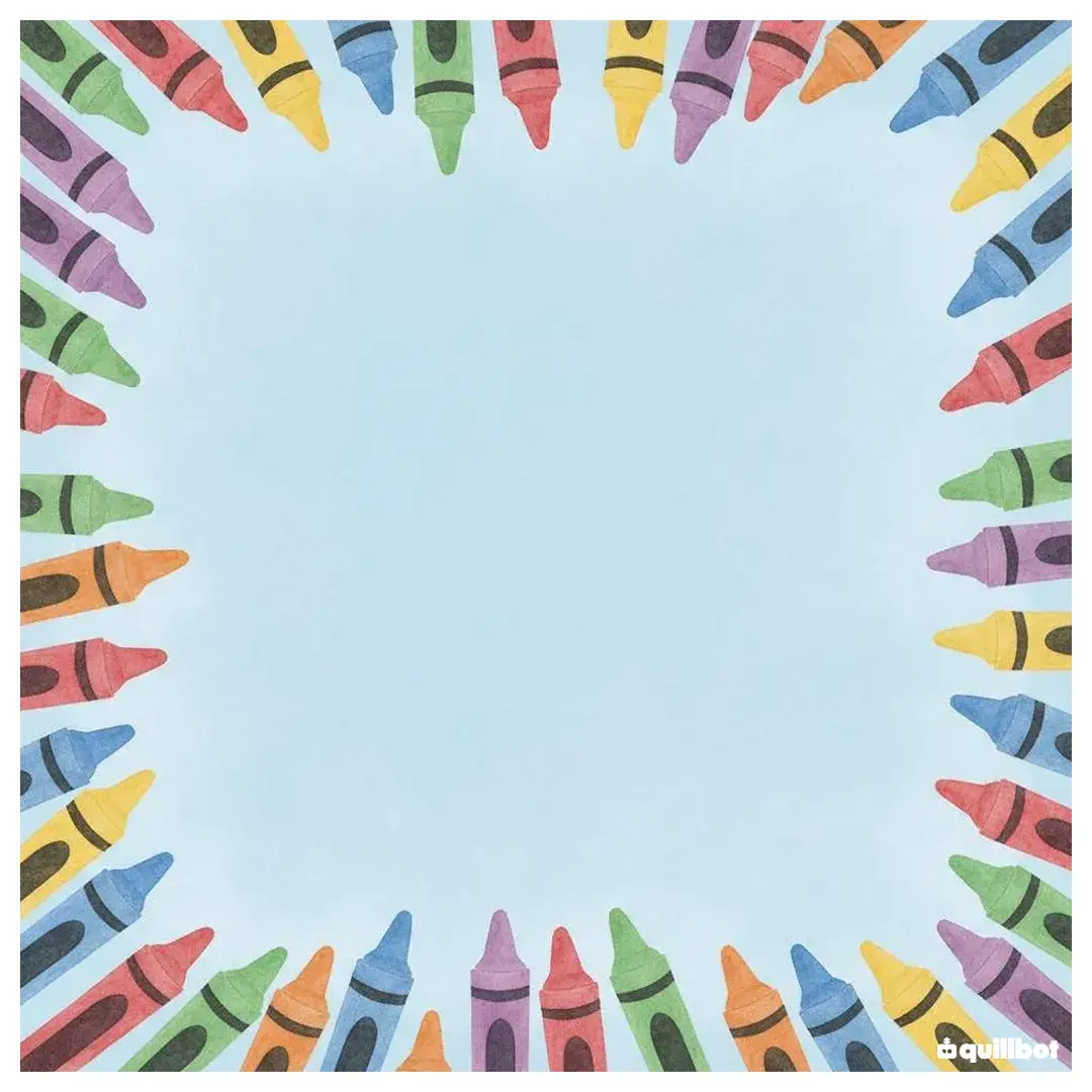 fond d'écran rentrée scolaire crayons gras