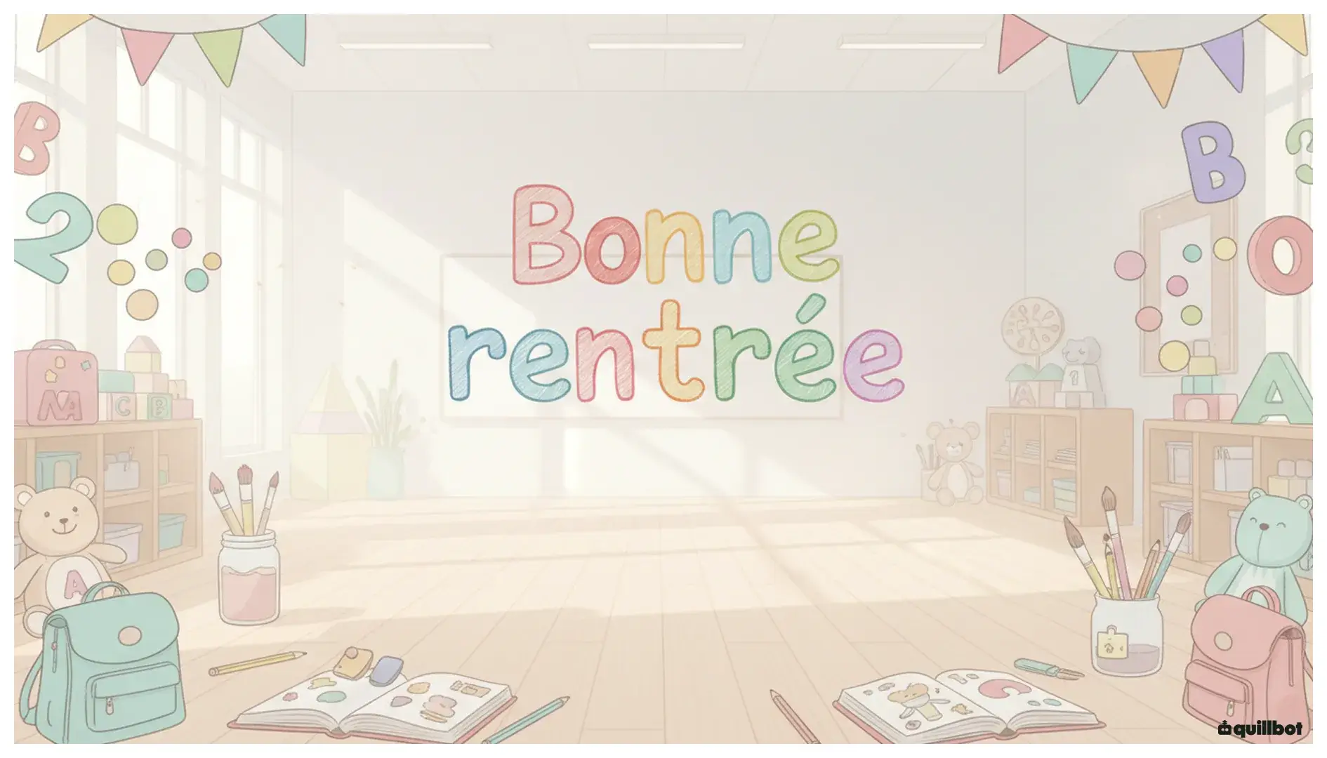 fond d'écran rentrée scolaire bonne rentrée
