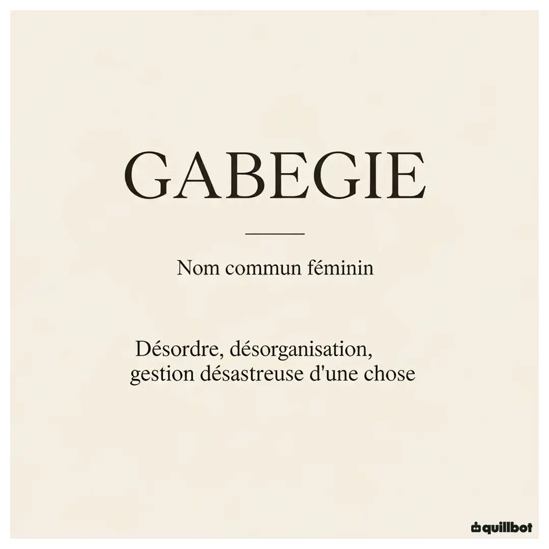 gabegie definition