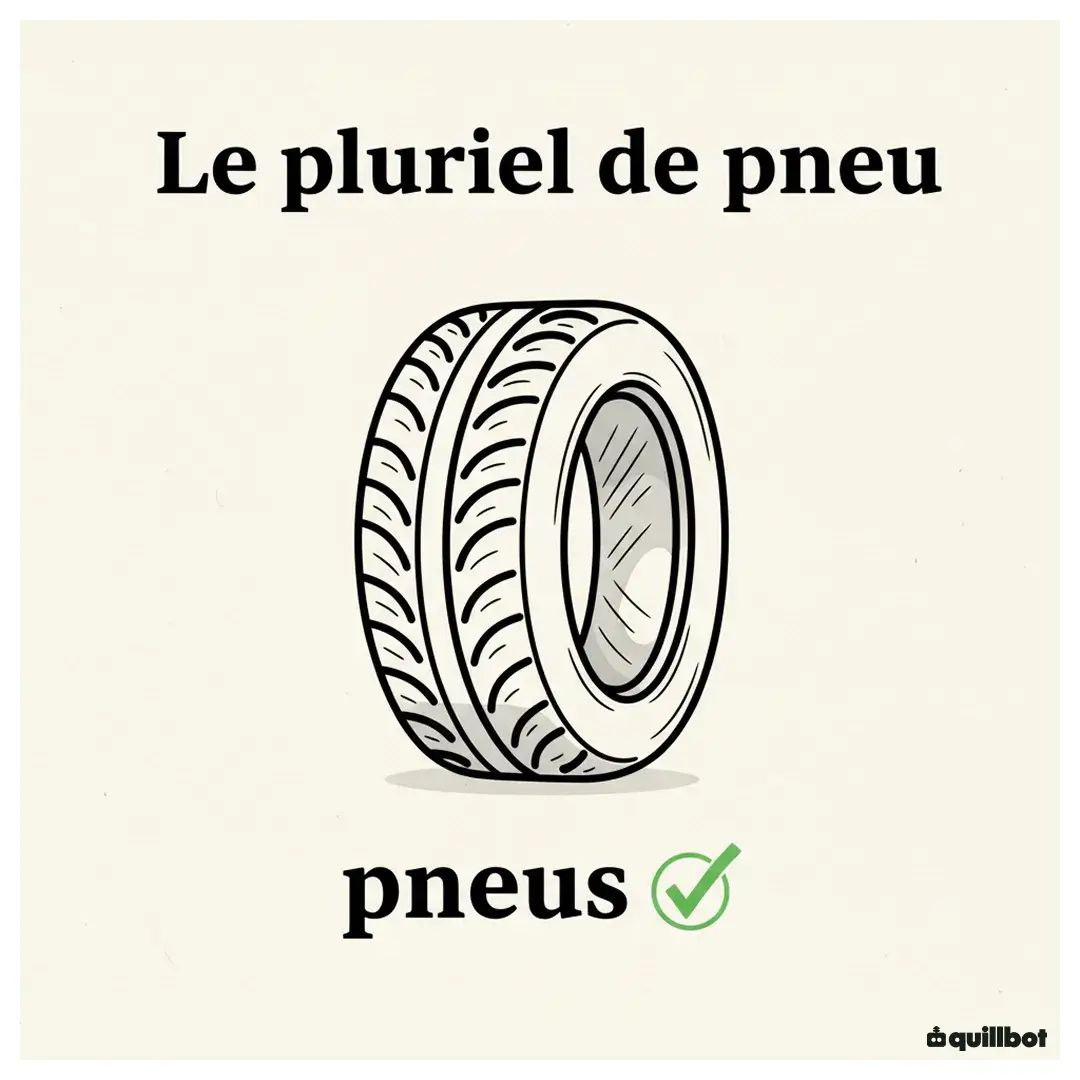 pluriel de pneu