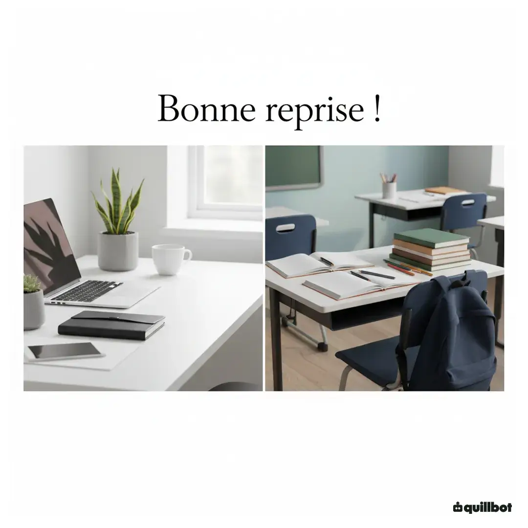 bonne reprise travail